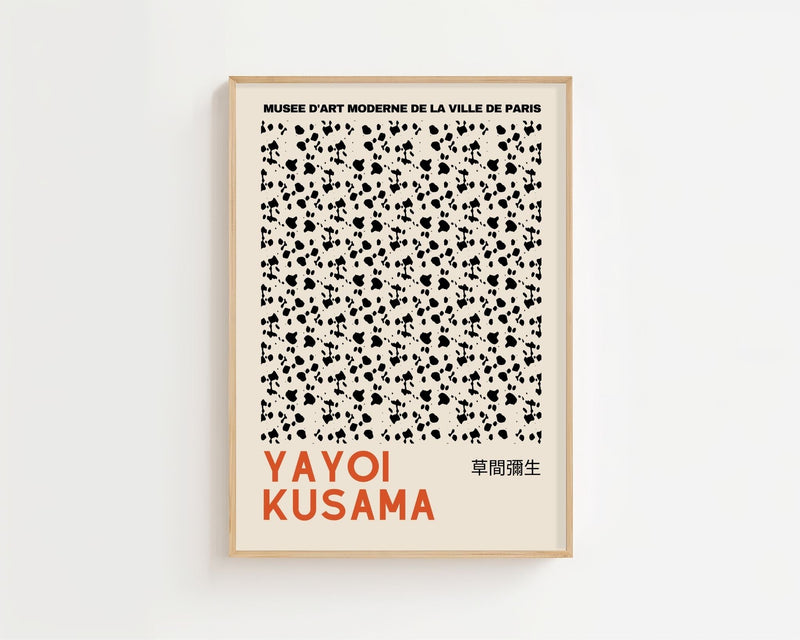 Yayoi Kusama - Minimal Dot Scatter Plakat - 21 x 29.7 cm (A4) - Nellastore