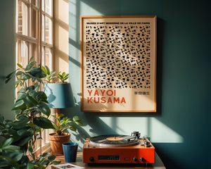 Yayoi Kusama - Minimal Dot Scatter Plakat - 21 x 29.7 cm (A4) - Nellastore