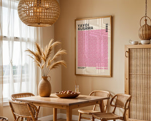 Yayoi Kusama - Pink Infinity Circles Plakat - 21 x 29.7 cm - Nellastore