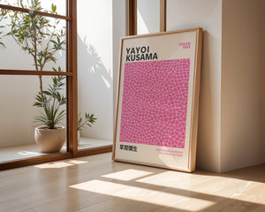 Yayoi Kusama - Pink Infinity Objects Plakat - 21 x 29.7 cm - Nellastore