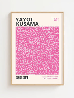 Yayoi Kusama - Pink Infinity Objects Plakat - 21 x 29.7 cm - Nellastore