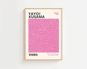 Yayoi Kusama - Pink Infinity Objects Plakat - 21 x 29.7 cm - Nellastore