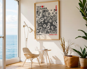 Yayoi Kusama - Pixelated Infinity Circles Plakat - 21 x 29.7 cm - Nellastore