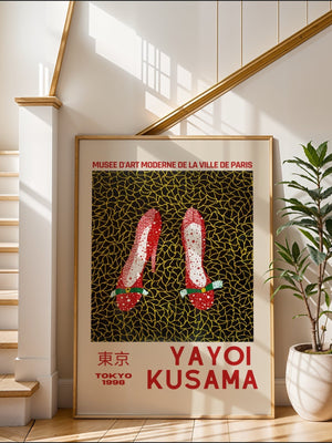 Yayoi Kusama - Polka Dot Heels Plakat - 21 x 29.7 cm (A4) - Nellastore