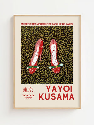 Yayoi Kusama - Polka Dot Heels Plakat - 21 x 29.7 cm (A4) - Nellastore