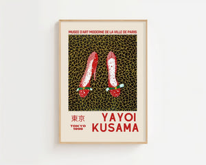 Yayoi Kusama - Polka Dot Heels Plakat - 21 x 29.7 cm (A4) - Nellastore