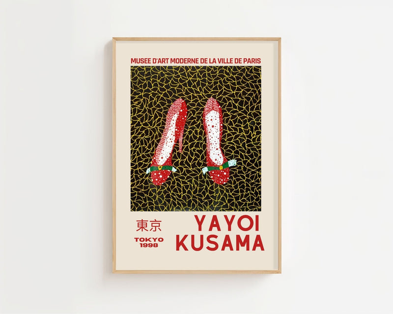 Yayoi Kusama - Polka Dot Heels Plakat - 21 x 29.7 cm (A4) - Nellastore