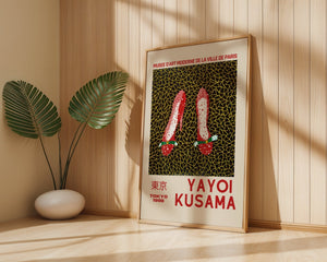 Yayoi Kusama - Polka Dot Heels Plakat - 21 x 29.7 cm (A4) - Nellastore