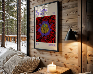 Yayoi Kusama - Pumpkin Infinity Pattern Plakat - 21 x 29.7 cm (A4) - Nellastore