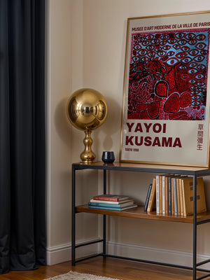 Yayoi Kusama - Red Obsession Eye Field Plakat - 21 x 29.7 cm (A4) - Nellastore