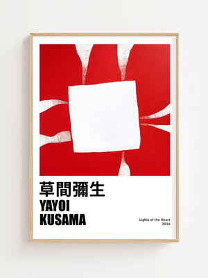 Yayoi Kusama - Red Void Composition Plakat - 21 x 29.7 cm (A4) - Nellastore