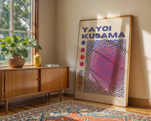 Yayoi Kusama - Spiral Dot Illusion Plakat - 21 x 29.7 cm (A4) - Nellastore