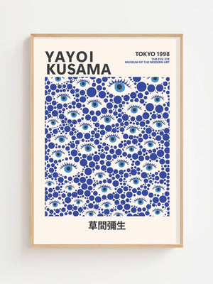 Yayoi Kusama - The Evil Eye Plakat - 21 x 29.7 cm - Nellastore