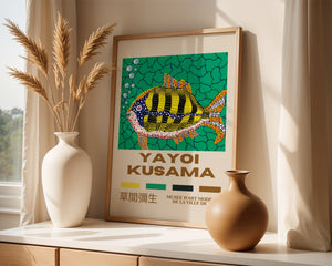 Yayoi Kusama - Tropical Reef Fish Plakat - 21 x 29.7 cm (A4) - Nellastore