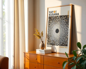 Yayoi Kusama - Vintage Infinity Circles Plakat - 21 x 29.7 cm - Nellastore