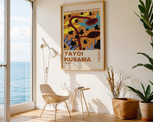 Yayoi Kusama - Wild Botanical Chaos Plakat - 21 x 29.7 cm (A4) - Nellastore