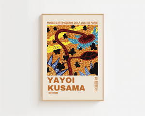 Yayoi Kusama - Wild Botanical Chaos Plakat - 21 x 29.7 cm (A4) - Nellastore