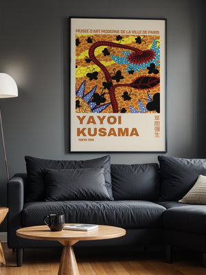 Yayoi Kusama - Wild Botanical Chaos Plakat - 21 x 29.7 cm (A4) - Nellastore