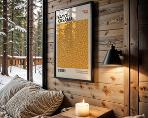 Yayoi Kusama - Yellow Infinity Objects Plakat - 21 x 29.7 cm - Nellastore