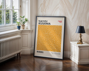Yayoi Kusama - Yellow Infinity Objects Plakat - 21 x 29.7 cm - Nellastore
