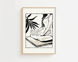 Yoga Zen Plakat - 21 x 29.7 cm - Nellastore