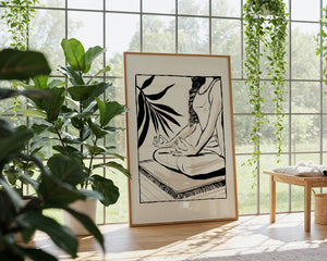 Yoga Zen Plakat - 21 x 29.7 cm - Nellastore
