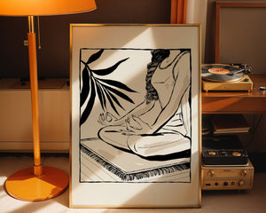 Yoga Zen Plakat - 21 x 29.7 cm - Nellastore