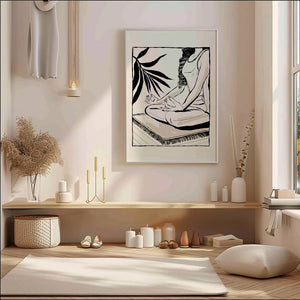 Yoga Zen Plakat - 21 x 29.7 cm - Nellastore