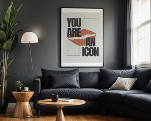 You Are An Icon Plakat - 21 x 29.7 cm (A4) - Nellastore