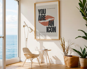 You Are An Icon Plakat - 21 x 29.7 cm (A4) - Nellastore