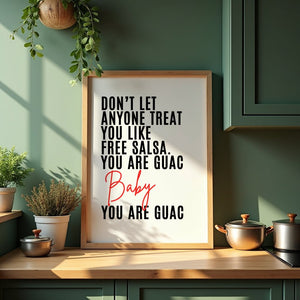 You Are Guac Baby Plakat - 21 x 29.7 cm (A4) - Nellastore