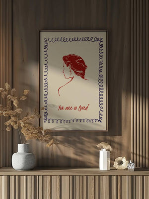 You Are So Loved Plakat - 21 x 29.7 cm - Nellastore